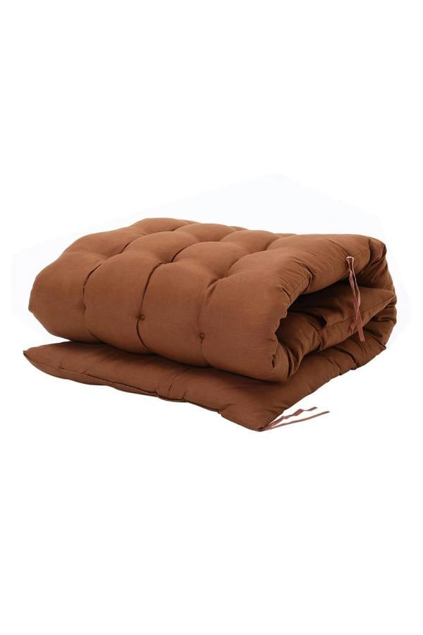 Living and Home 160 cm W x 50cm D Brown Garden Bench Cushion Sun Lounger Seat Cushion