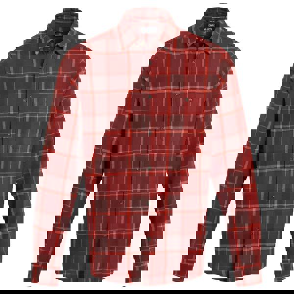 Craghoppers Mens Gable Long-Sleeved Shirt - Red Jasper - 