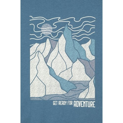 Mountain Warehouse Mens Get Ready For Adventure Long-Sleeved T-Shirt - Dark Blue