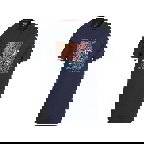 Mountain Warehouse Mens Tidal Wave Organic Cotton T-Shirt - Navy