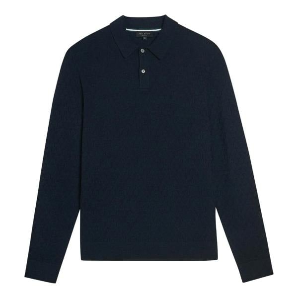 Ted Baker MMK MORAR Ls T Stitch Knitted Polo 5