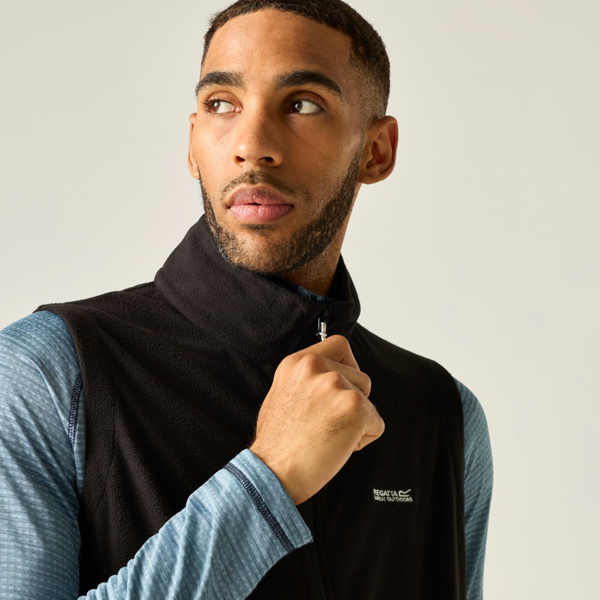 Regatta Great Outdoors Mens Outdoor Classics Tobias II Bodywarmer / Gilet - Black/Black