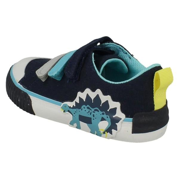 Clarks Boys Clarks Casual Canvas Shoes Foxing Tail K