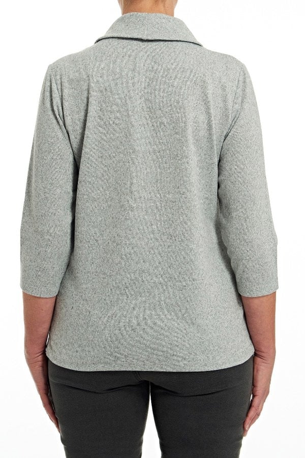 PennyPlain Cowl Neck Top - Malt