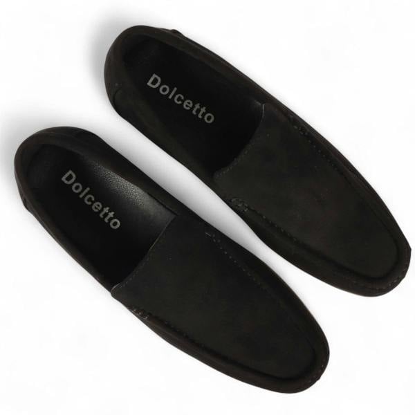 Dolcetto Men's Suede Loafers Lightweight Slip-On Casual Shoes
