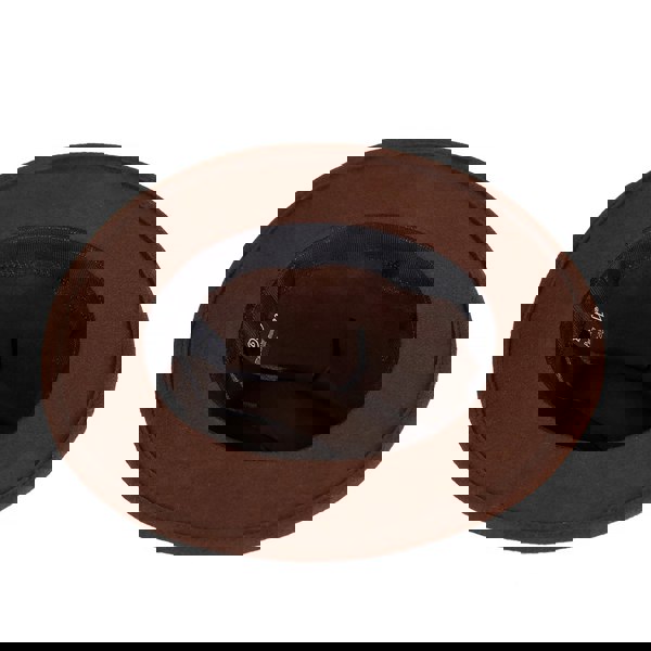 David WeJ Wool Fedora Hat - Brown