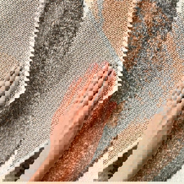 Boho Kids Walk like an Elephant Rainbow Party Rug