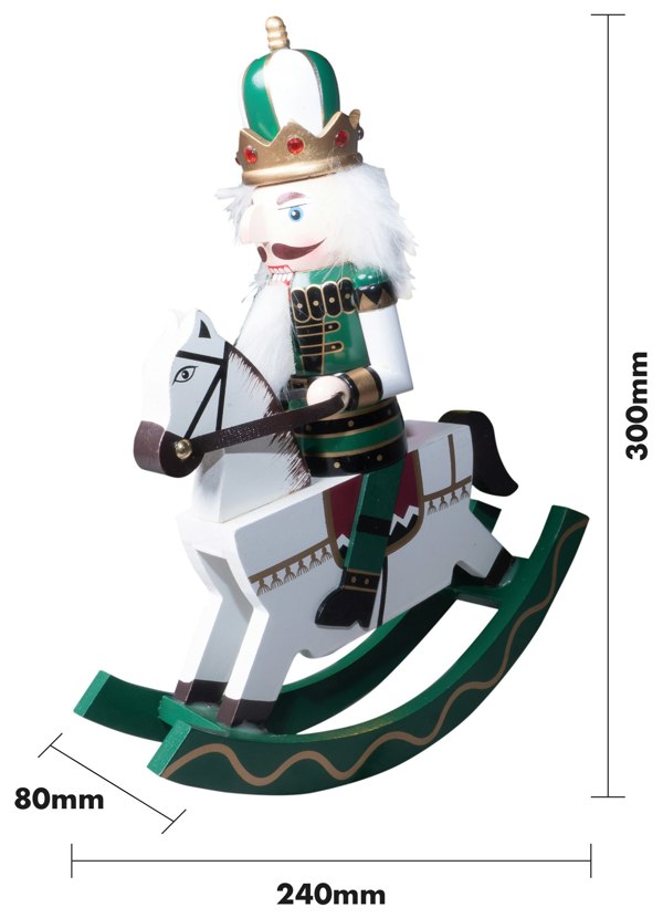 St Helens 30Cm Nutcracker Soldier Horseman
