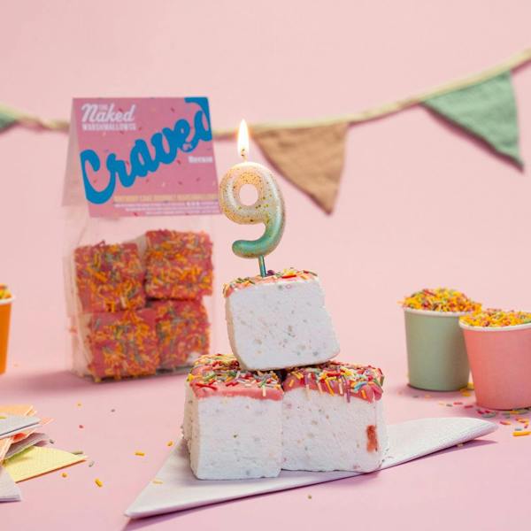 The Naked Marshmallow Co Birthday Cake Gourmet Marshmallows