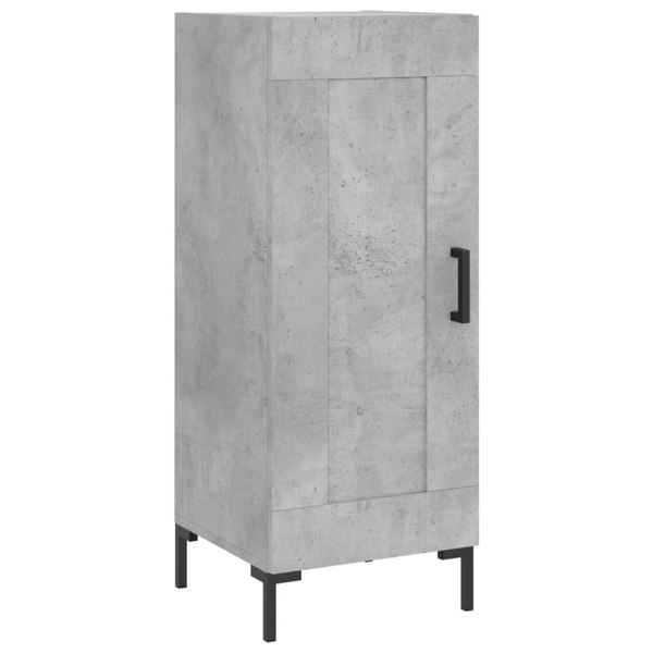 Berkfield Highboard Concrete Grey 34.5x34x180 cm Engineered Wood