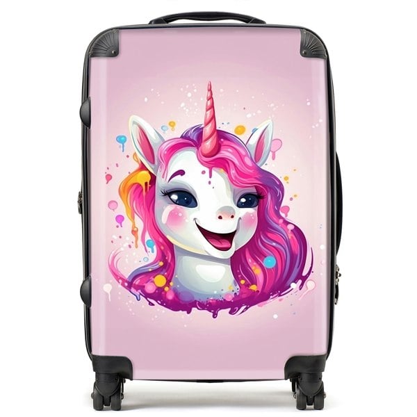 Warren Reed Happy Unicorn Splashart Suitcase