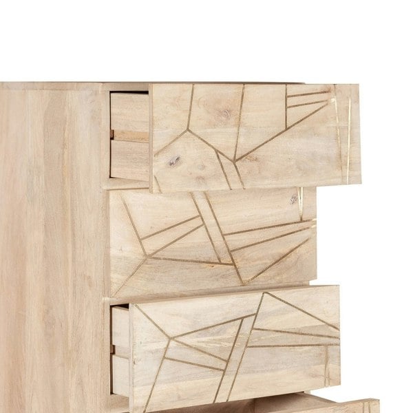 IH Design Tall Chest of drawers Barbuto Light Mango