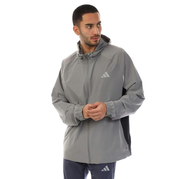 Adidas Mens Climacool Woven Track Jacket - Grey - 