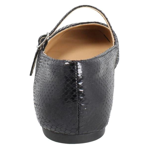 Clarks Ladies Clarks Mary Jane Ballerina Flat Shoes Emelina Gem
