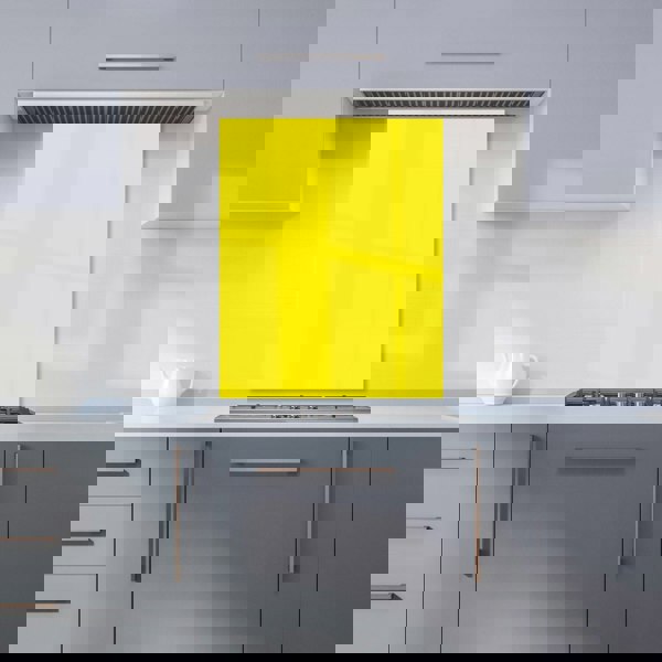 Warren Reed - Designer Sunshine Yellow Kitchen Splashback