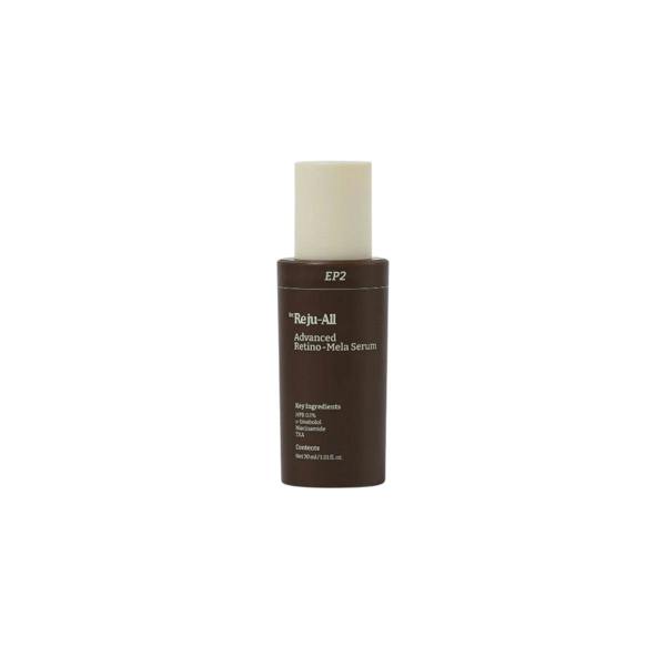 Dr. Reju-All Advanced Retino-Mela Serum – 30ml Korean anti-aging serum with Retinol, Tranexamic Acid, and Niacinamide available at Atelier De Glow UK.