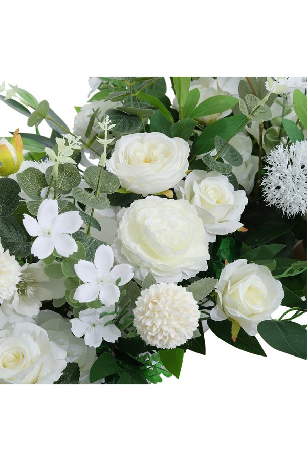 Living and Home Artificial Peony Rose Silk Flower Row for Wedding Aisle Decor