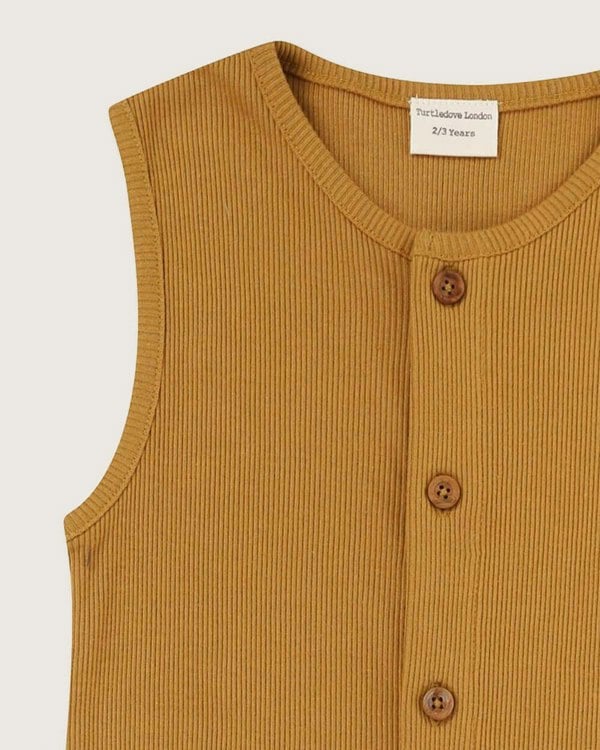 Yellow Rib Jumpsuit - image 3