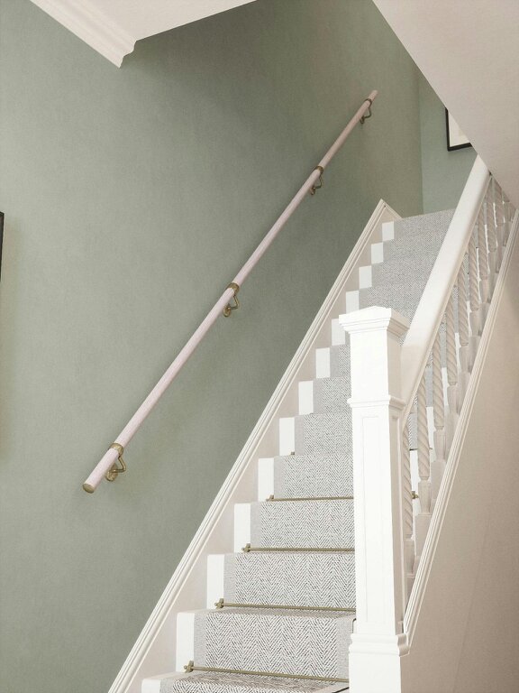 Handrails Direct Wappenbury Grey Straight Flight Handrail