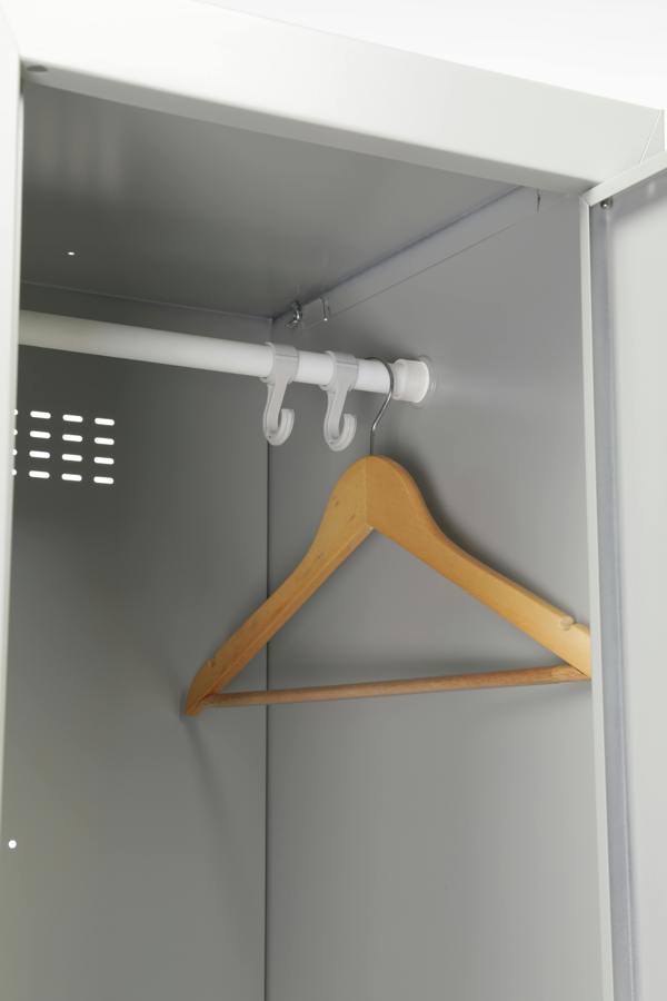 Phoenix Safe Phoenix PL Series PL1230GBK 1 Column 2 Door Personal Locker Grey Body/Blue Doors with Key Locks