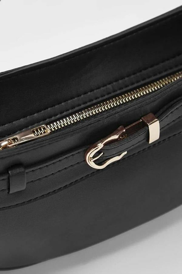 WOVCOR Women's Mini City Shoulder Bag with Buckle Detail