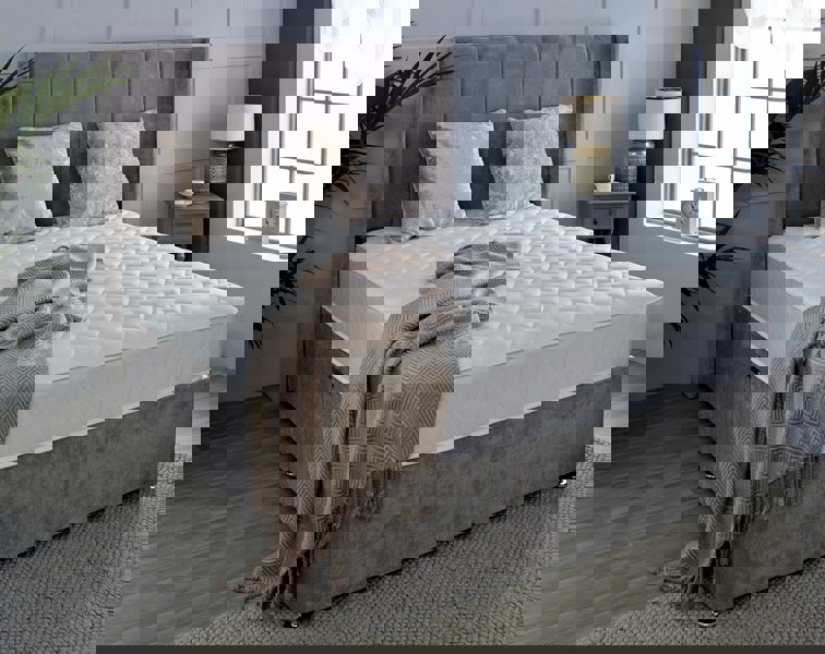 Starlight Beds Astral Grey Hybrid Mattress - 19cm Deep, Soft Feel