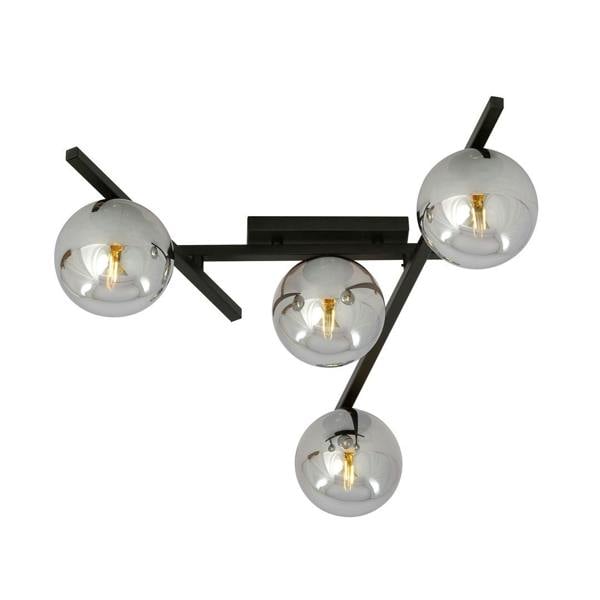 Emibig SMART Ceiling lamp  4 x E14 Black with Graphite Shade