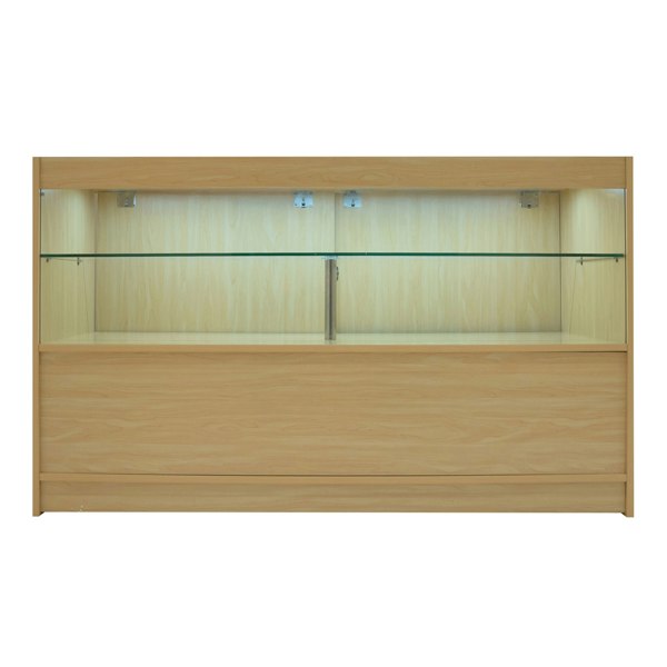 Monstershop LED Retail Shop Counter C1500 - Maple