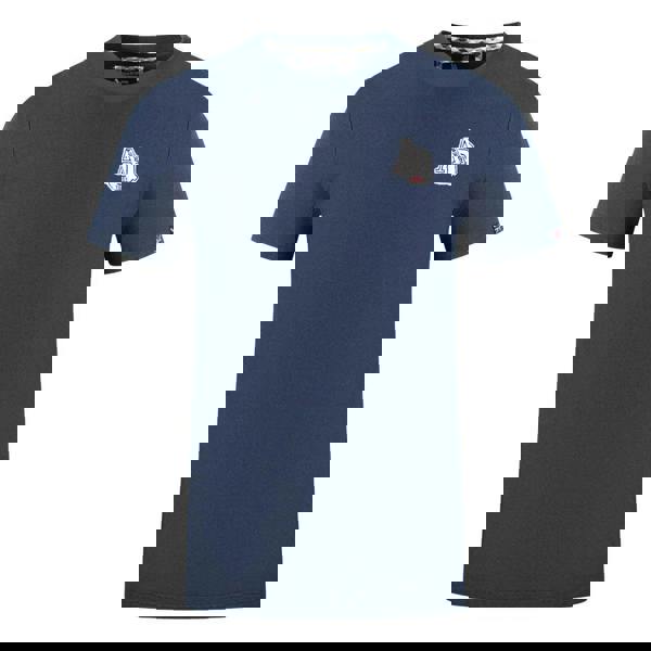 Aquascutum Mens 1851 AQ Logo T-Shirt - Navy Blue - 