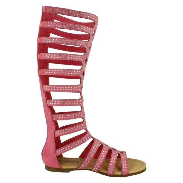 Spot On Girls Spot On Knee High Gladiator Sandals
