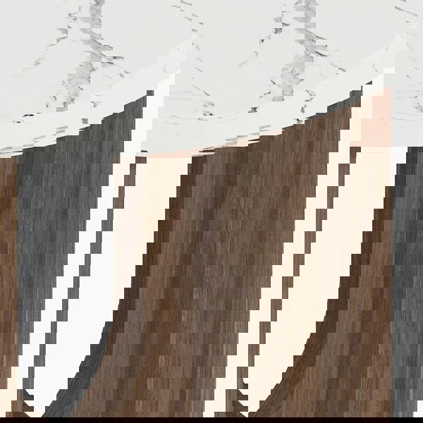 Caravaggio Round Side Table, Marble-Weilai Concept