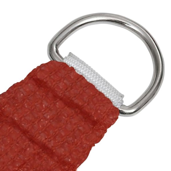 Berkfield Sunshade Sail 160 g/m�__ Red 3.6x3.6 m HDPE
