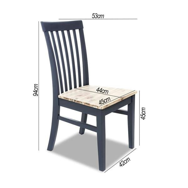 Statement Furniture Florence Wooden Dining Chair with Acacia Wood Seat