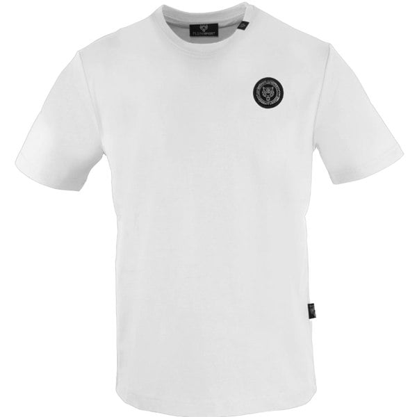 Plein Sport Small Circle Chest Logo White T-Shirt S