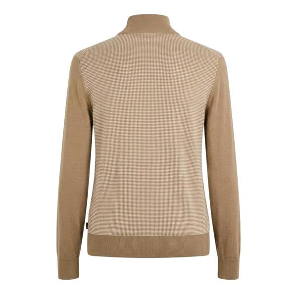 Boss Mens H Dambino Knitted Casual Jumper - Beige - 