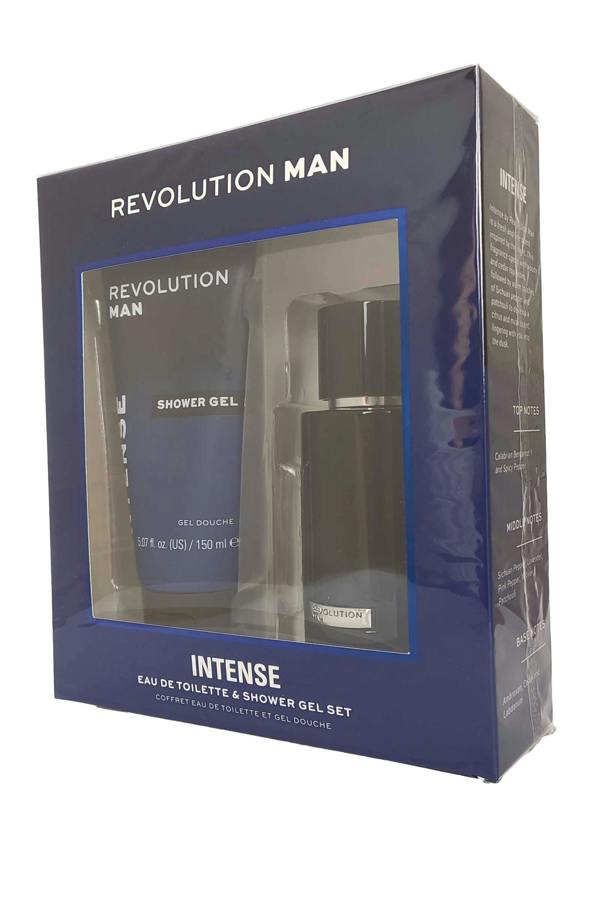 Revolution Beauty Revolution Man INTENSE - Eau de Toilette Spray 100ml and Shower Gel 150ml