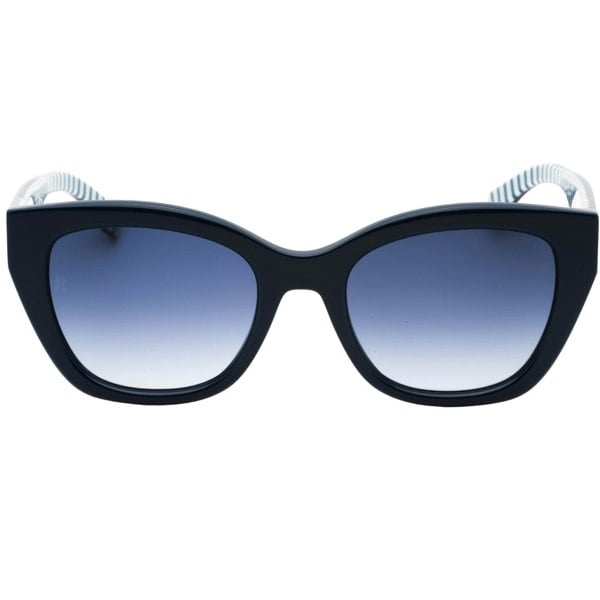 Tommy Hiliger Blue Lens Dark Blue Pattern Sunglasses One Size