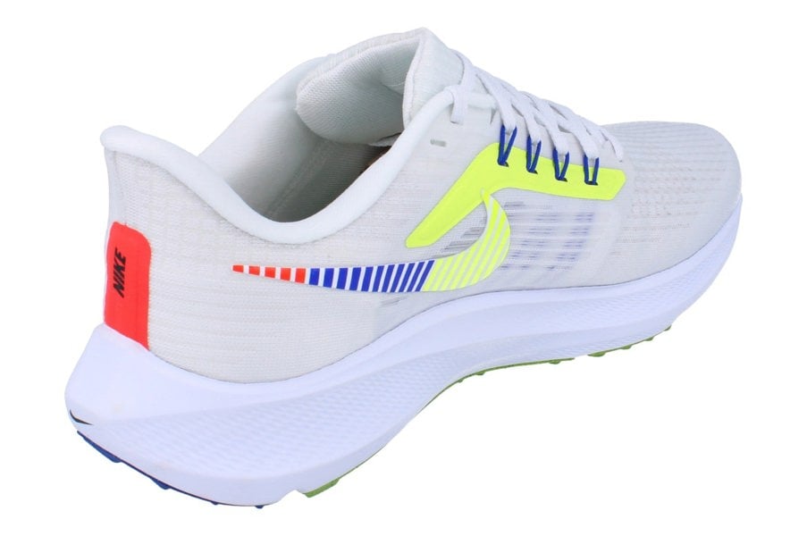 Nike Air Zoom Pegasus 39 PRM Mens Dx1627  100 - White Black Summit White Volt 100 - Photo 2