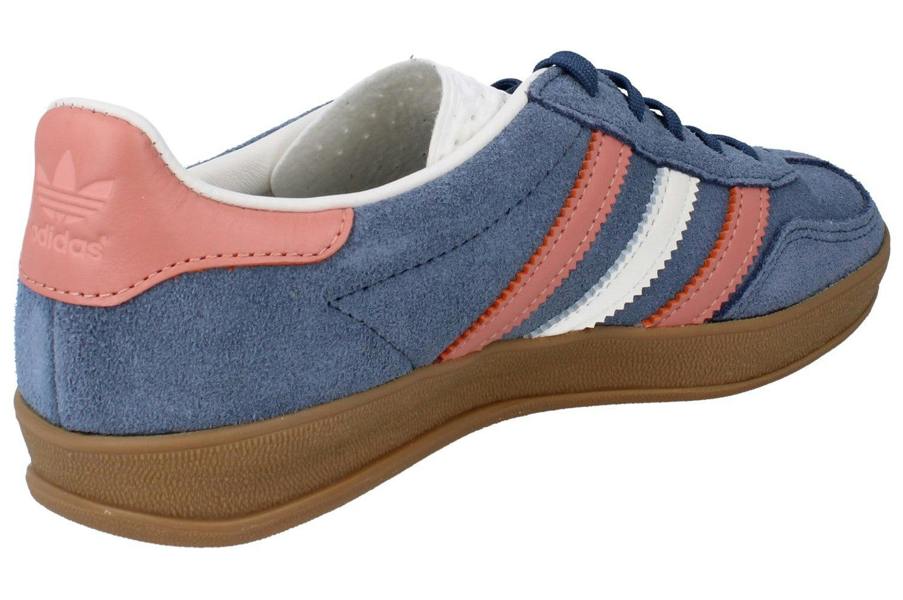 Adidas Originals Gazelle Indoor Mens Trainers  IG1640 - Blue White Gum IG1640 - Photo 2