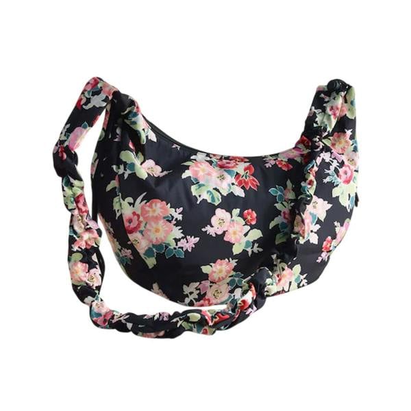 Cath Kidston Archive Bunches Floral Crossbody Bag - Black - 