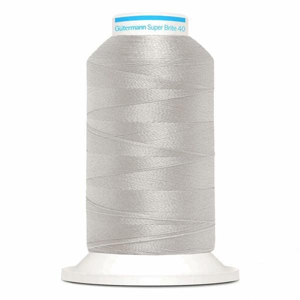 Gutermann Super Brite Polyester 40 Embroidery Thread 1000m Polyester Thread Suitable For Embroidery