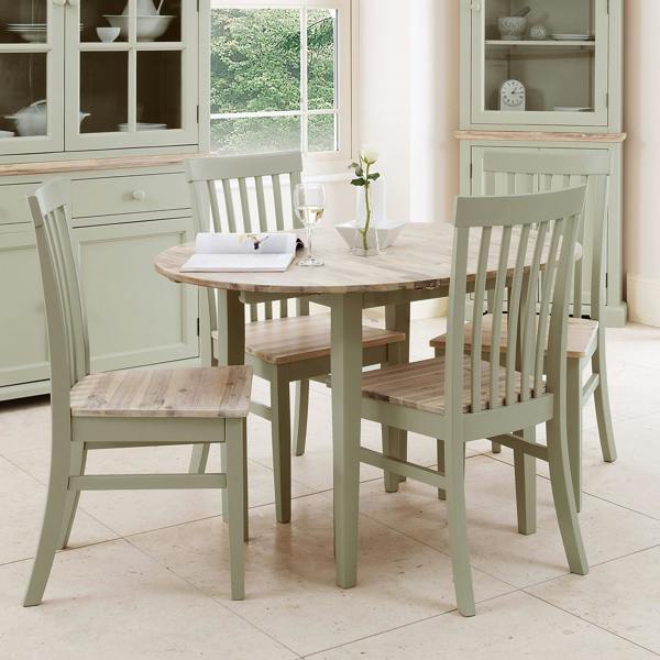 Statement Furniture Florence Highback Dining Chairs with Wooden Seat Set of 4