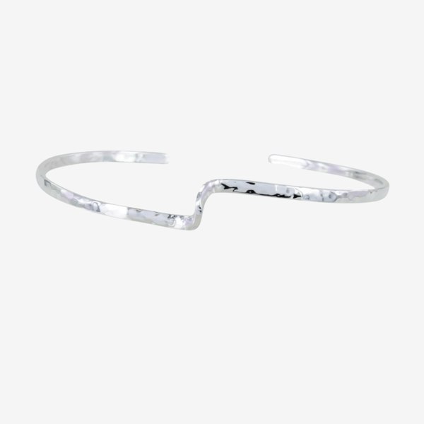 Sterling Silver Wishbone Cuff Bracelet - Reeves & Reeves