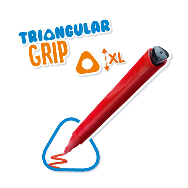 SES Creative Triangular grip colouring pens