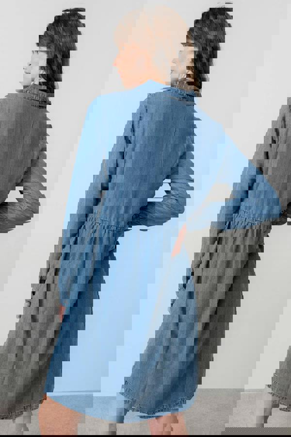 Lily & Me Emma Tencel™ Denim Shirt Dress