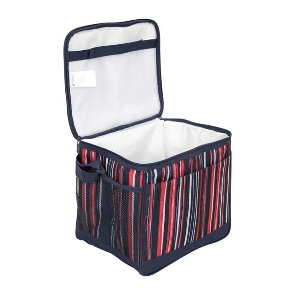 Mountain Warehouse 25L Striped Cooler Bag - Dark Blue - 