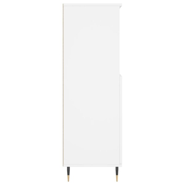 Berkfield Highboard White 60x36x110 cm Engineered Wood