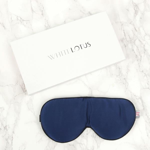 White Lotus Beauty 100% Mulberry Silk Eye Mask Cruelty Free