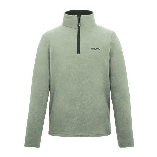 Regatta Great Outdoors Mens Thompson Half Zip Fleece Top - Light Sage