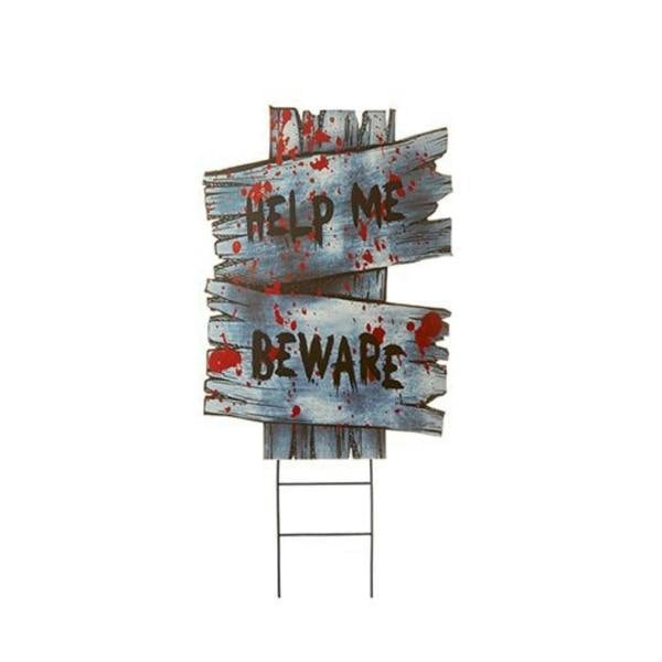 Garden Greatness 3 Pack Halloween Scary Message Board Stakes